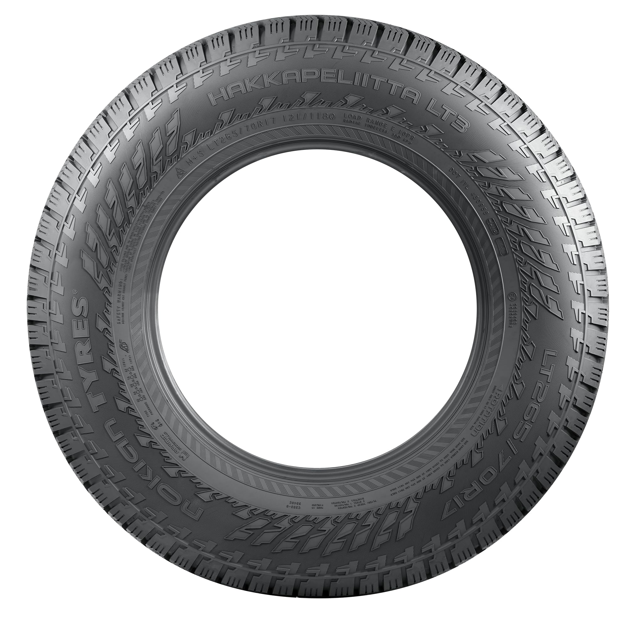 Amazon.com: Nokian Tyres Hakkapeliitta LT3 LT265/70 R 18 124/121Q Amazon.com: Nokian Tyres Hakkapeliitta LT3 LT265/70 R 18 124/121Q